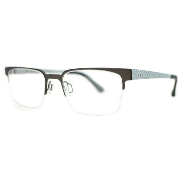 Mens Innotec Designer Eyeglasses Frames And Case 53-19-145 Brown Never Worn - Picture 7 of 9